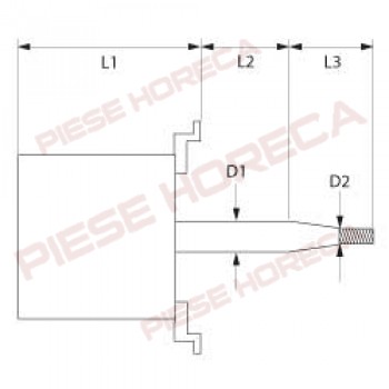 Motor ventilator tip 3042D4050, pentru cuptor LAINOX, gastronomic si patiserie 